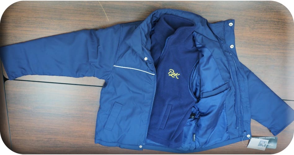 棉夾克配內層背心